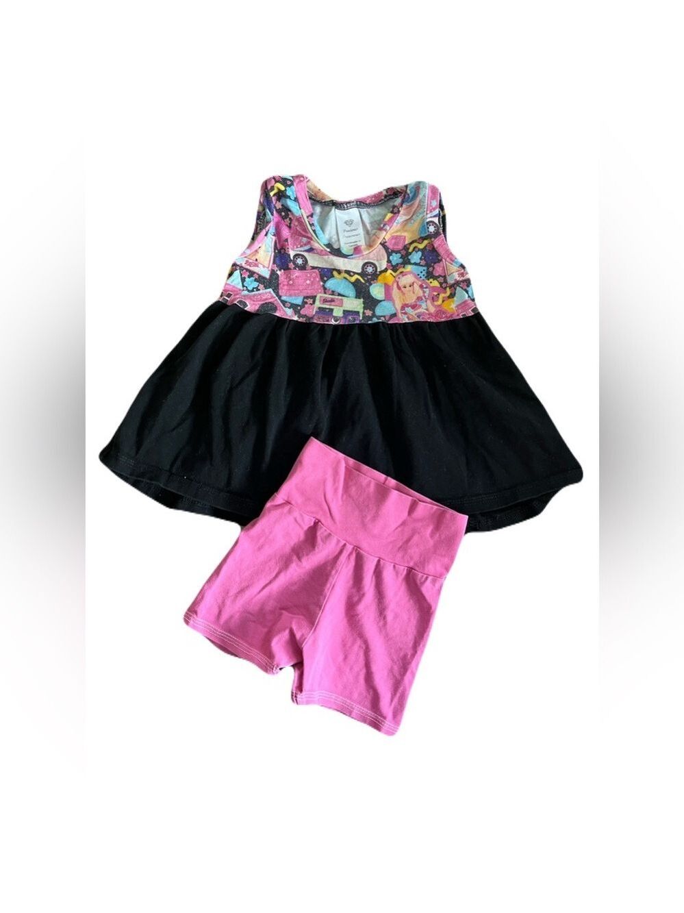 Precious‎ Treasures Pink Bike Shorts and Barbie Top / Dress
